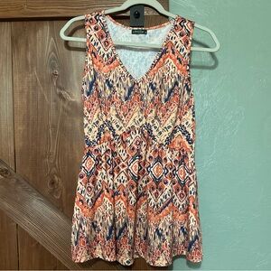 Fun Patterned Maternity Tank Top
